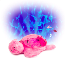 Cloud B - Tranquil Turtle™ - Sons et lumières - Tortue rose transparente